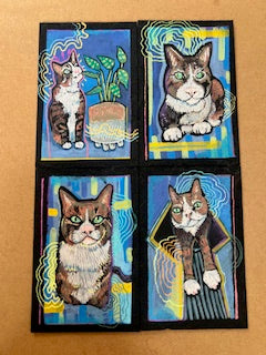 Whimsical Custom Pet Portrait ( Miniature )