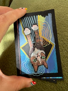 Whimsical Custom Pet Portrait ( Miniature )
