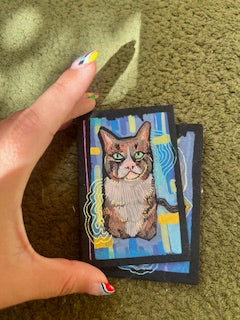 Whimsical Custom Pet Portrait ( Miniature )